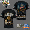 Jacksonville Jaguars NFL 9 11 25th Anniversary Never Forget Memorial 3D T Shirt
