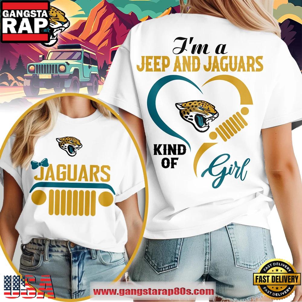 Jacksonville Jaguars NFL Jeep Girl Women’s Shirt
