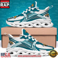Jacksonville Jaguars Custom Name Clunky Sneaker Max Soul Shoes