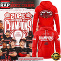 Jacksonville State Gamecocks Baseball Conference USA Champions 2026 Unisex Hoodie