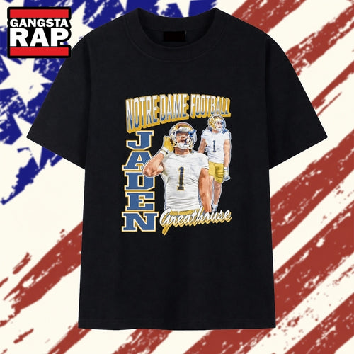 Jaden Greathouse Notre Dame Football 1 Fighting Irish T Shirt