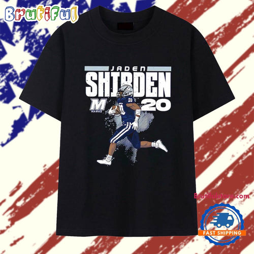 Jaden Shirden Monmouth Football NCAA Caricature T Shirt