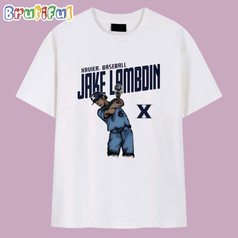 Jake Lambdin Xavier baseball Illustrated T Shirt
