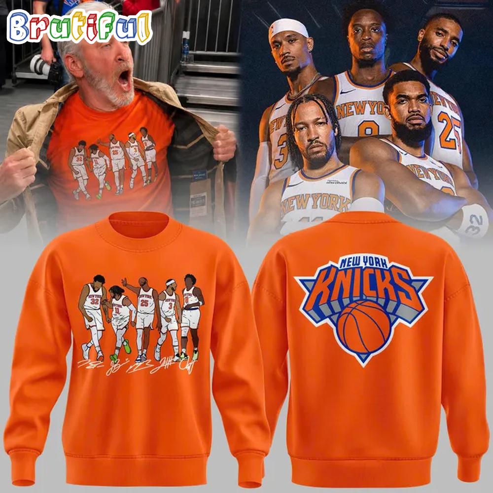 Jalen Brunson, Karl-Anthony Town, Sog Anunoby, and Mikal Bridges New York Knicks Hoodie T-Shirt