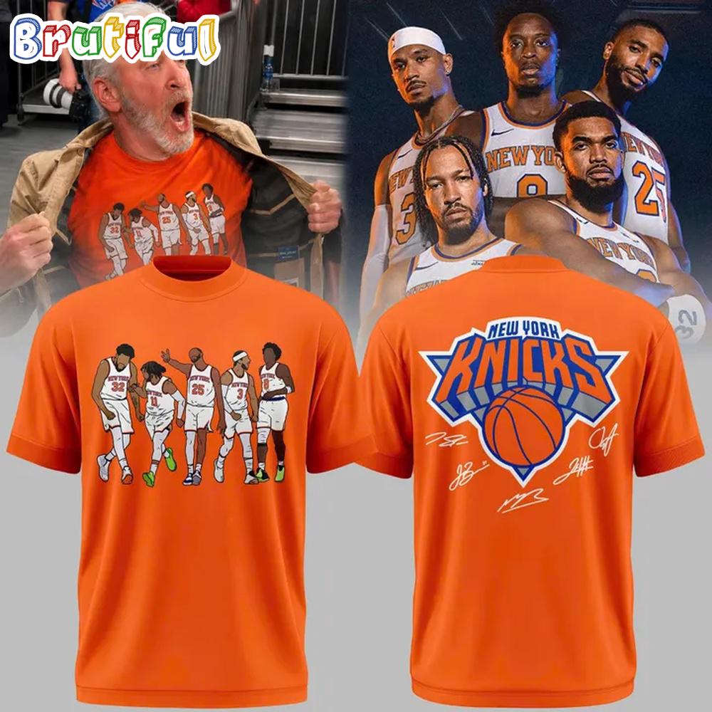 Jalen Brunson, Karl-Anthony Town, Sog Anunoby, and Mikal Bridges New York Knicks Hoodie T-Shirt
