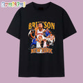 Jalen Brunson New York Knick Signature Collage Graphic T Shirt