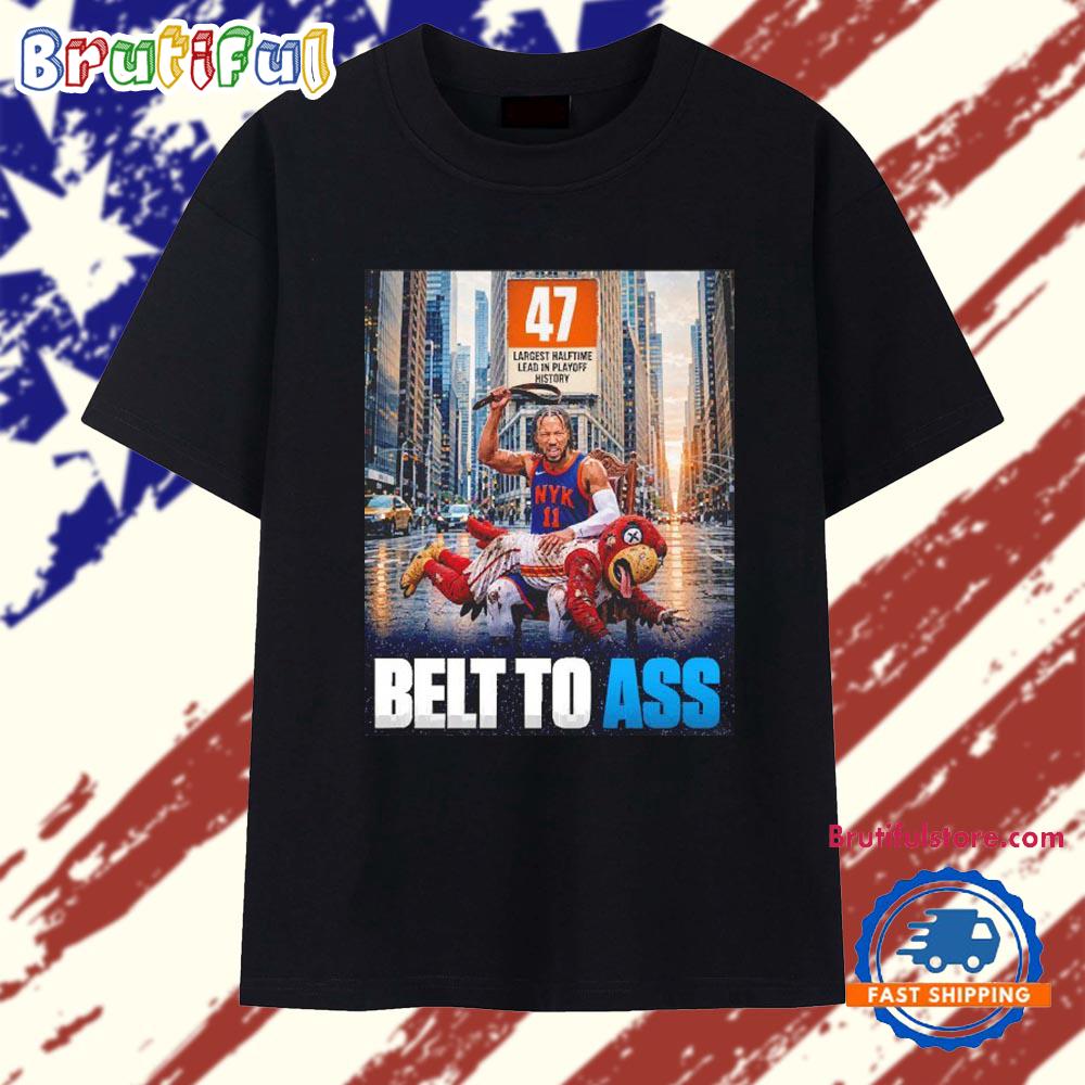 Jalen Brunson NY Knicks belt to ass hawk T Shirt