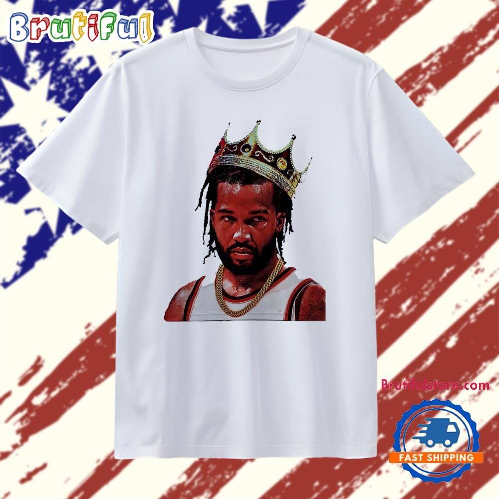 Jalen Bruson New York Knicks crowned king portrait championship celebration art T Shirt