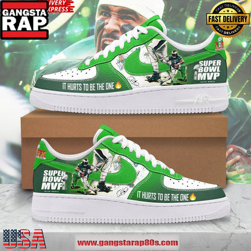 Jalen Hurts MVP Super Bowl LIX Limited Air Force 1 Running Sneakers Shoes