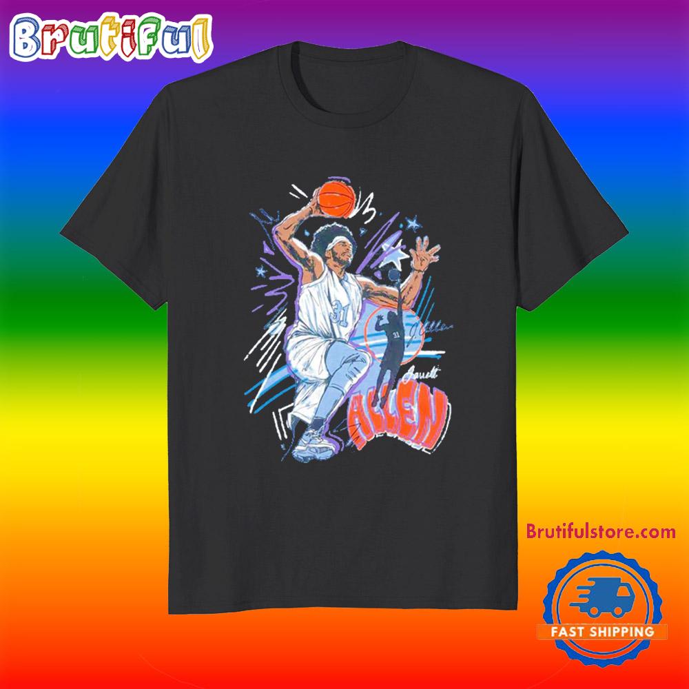 Jarrett Allen Cleveland Cavaliers Sketch Piant Shirts