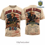 Jason Aldean America 250 Patriotic Country Music Tour T-Shirt