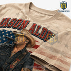 Jason Aldean America 250 Patriotic Country Music Tour T-Shirt