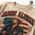 Jason Aldean America 250 Patriotic Country Music Tour T-Shirt