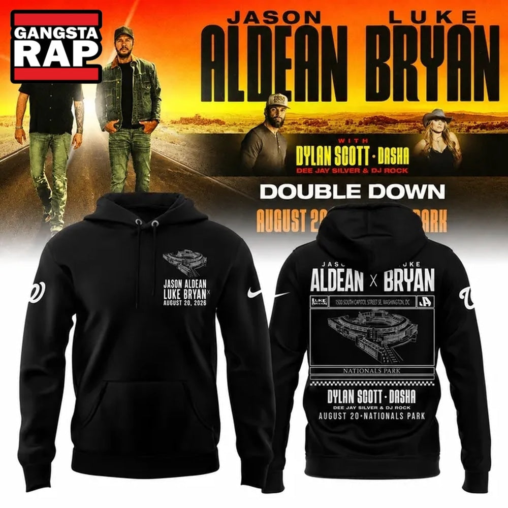 Jason Aldean and Luke Bryan x Washington Nationals 2026 Hoodie T-Shirt