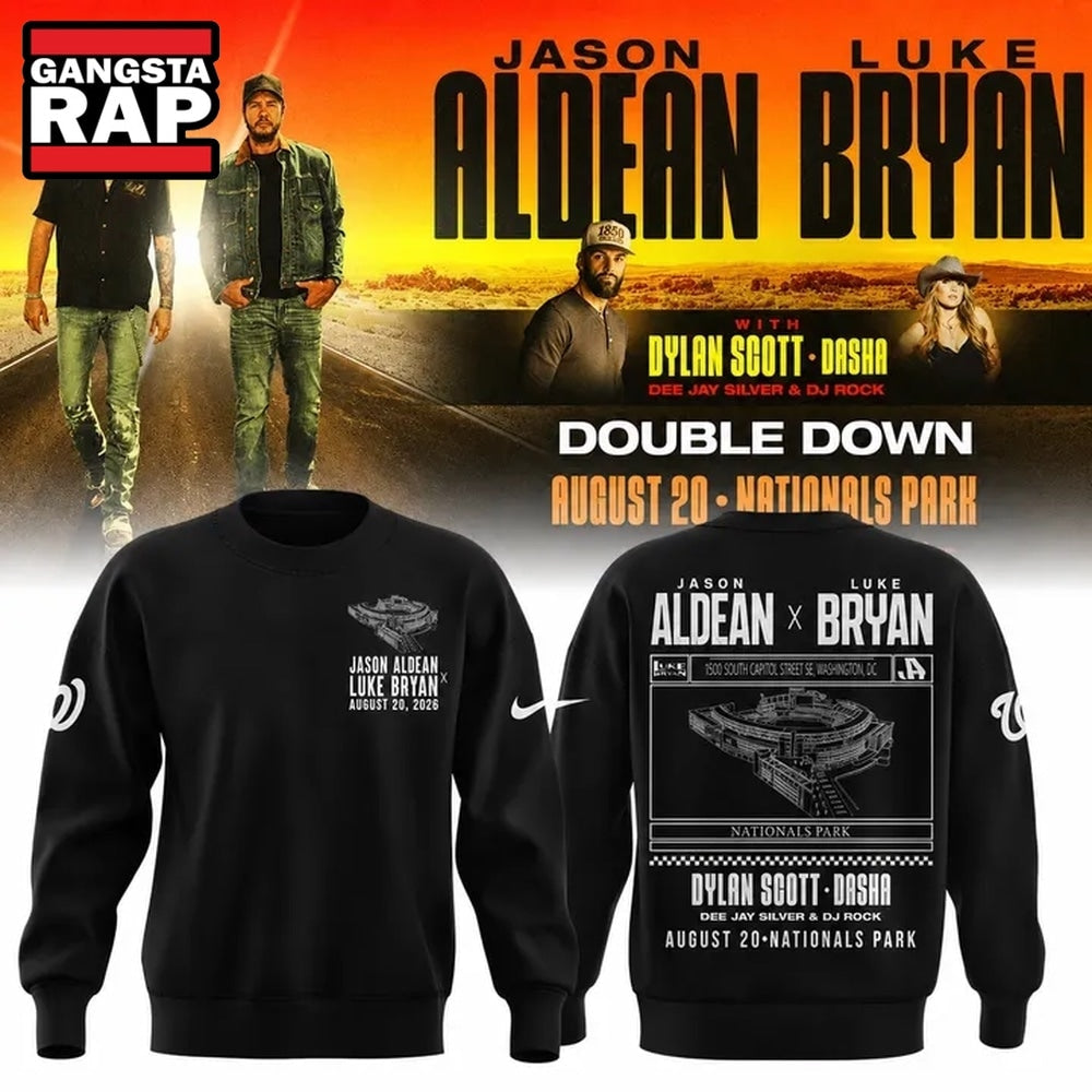 Jason Aldean and Luke Bryan x Washington Nationals 2026 Hoodie T-Shirt
