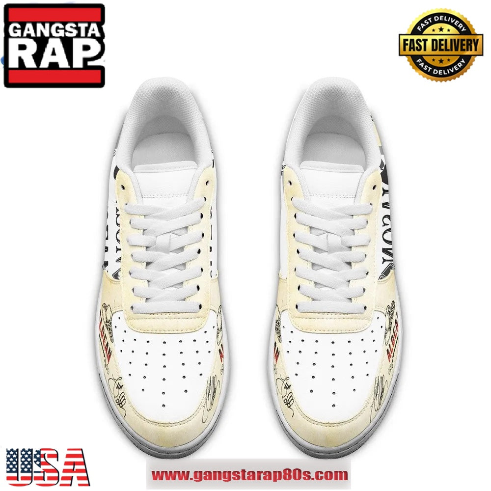 Jason Aldean Full Throttle Tour 2025 Air Force 1 Running Sneakers Shoes