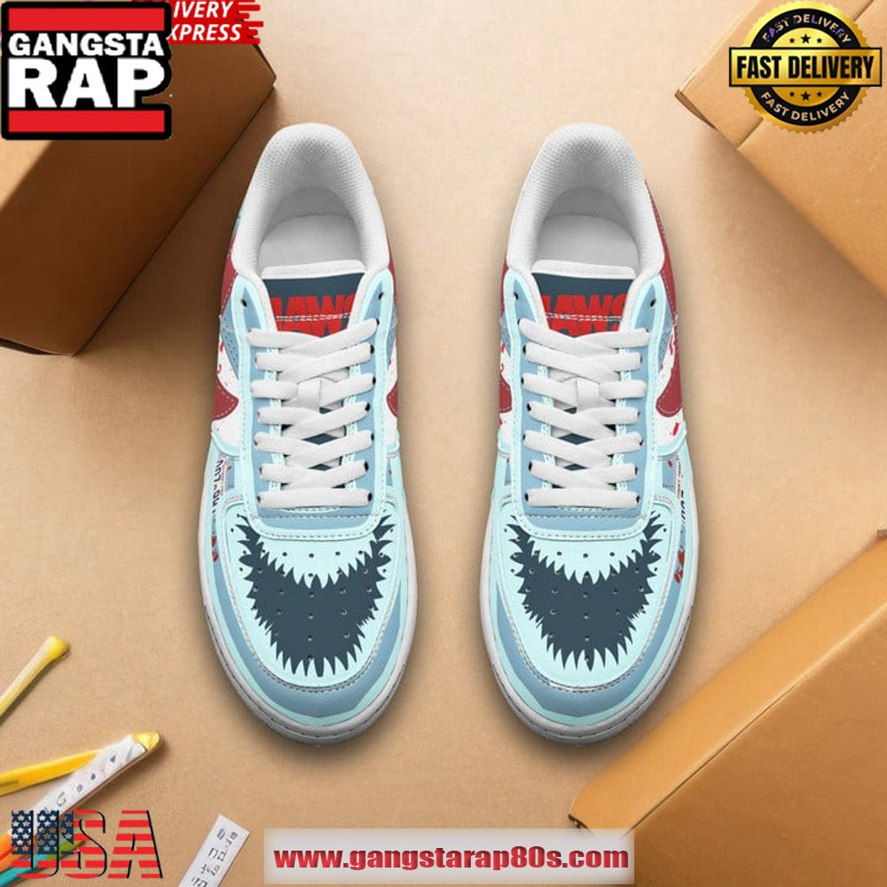 Jaws Shark Limited Edition Air Force 1 Running Sneakers Shoes