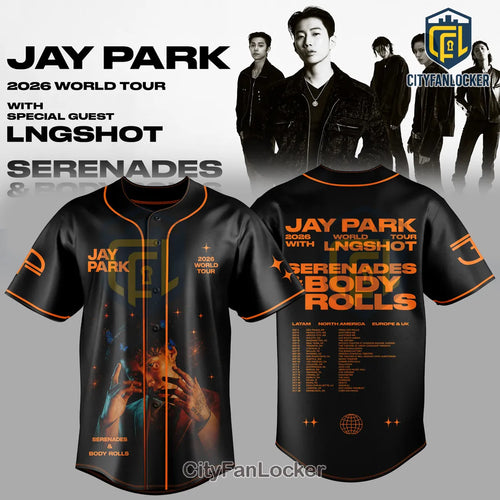 Jay Park 2026 Serenades and Body Rolls World Tour Baseball Jersey