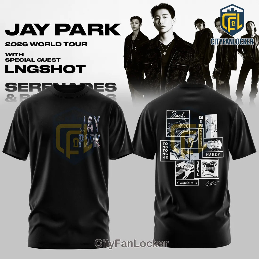 Jay Park Serenades and Body Rolls Tour 2026 Hoodie