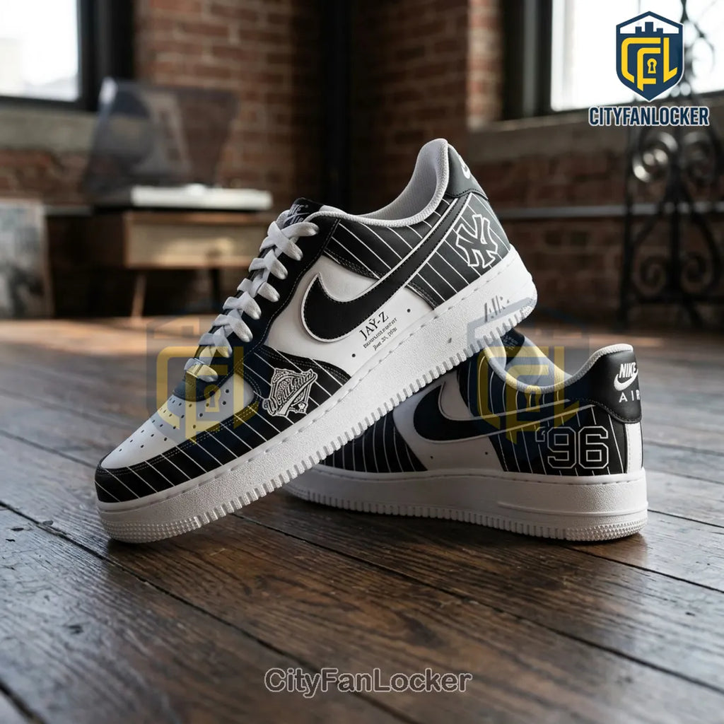 Jay-Z Reasonable Doubt 96 New York Yankees AF1 Sneakers