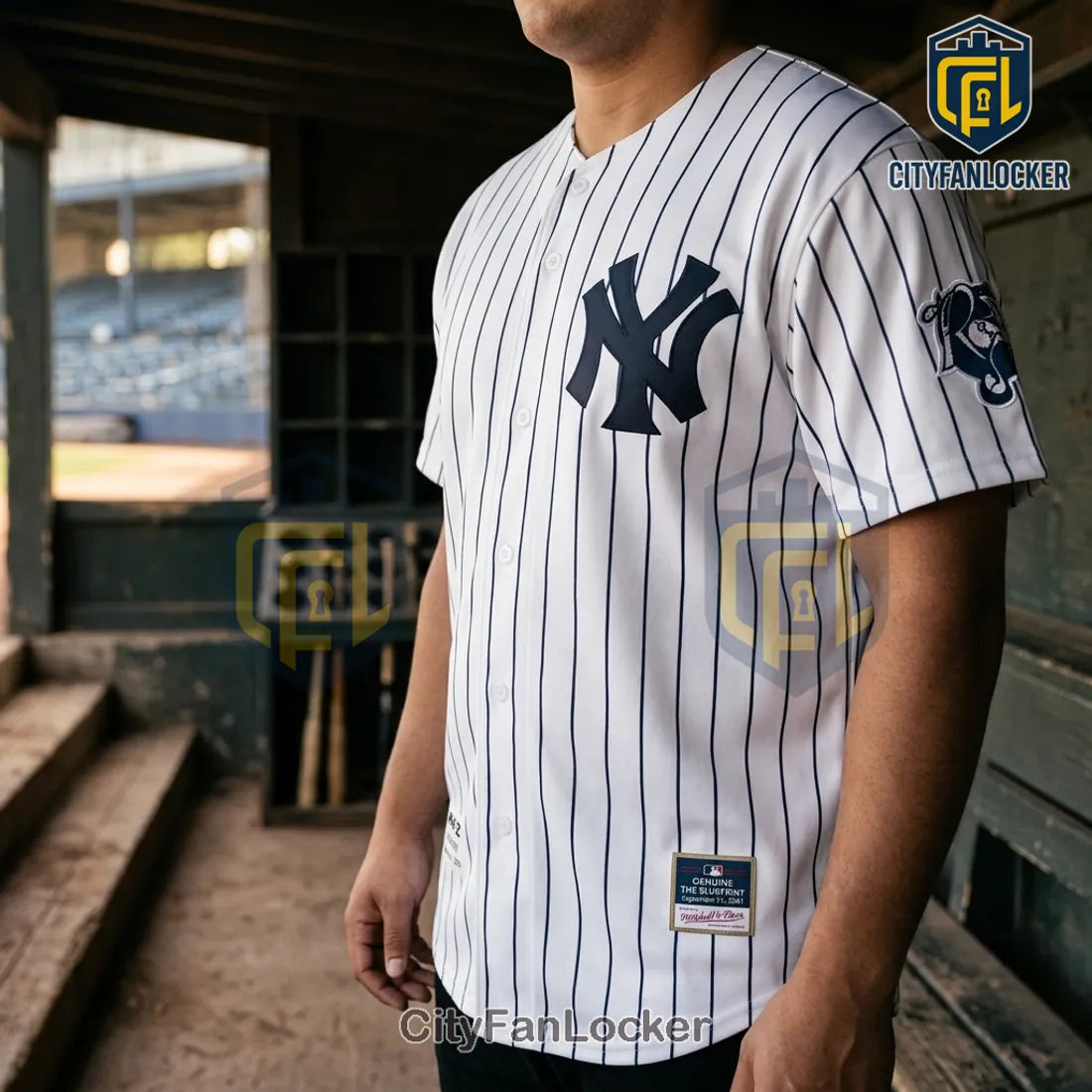 Jay-Z The Blueprint New York Yankees Pinstripe Jersey