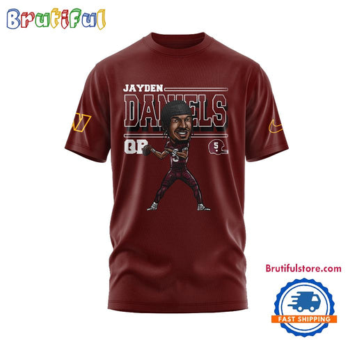 Jayden Daniels Washington Commanders Pops 3D Shirt