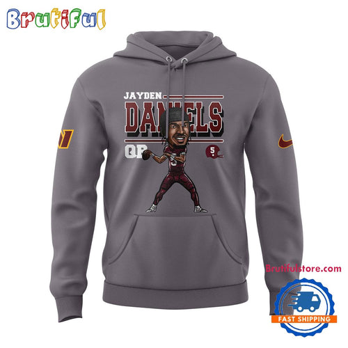 Jayden Daniels Washington Commanders Pops Hoodie T-Shirt