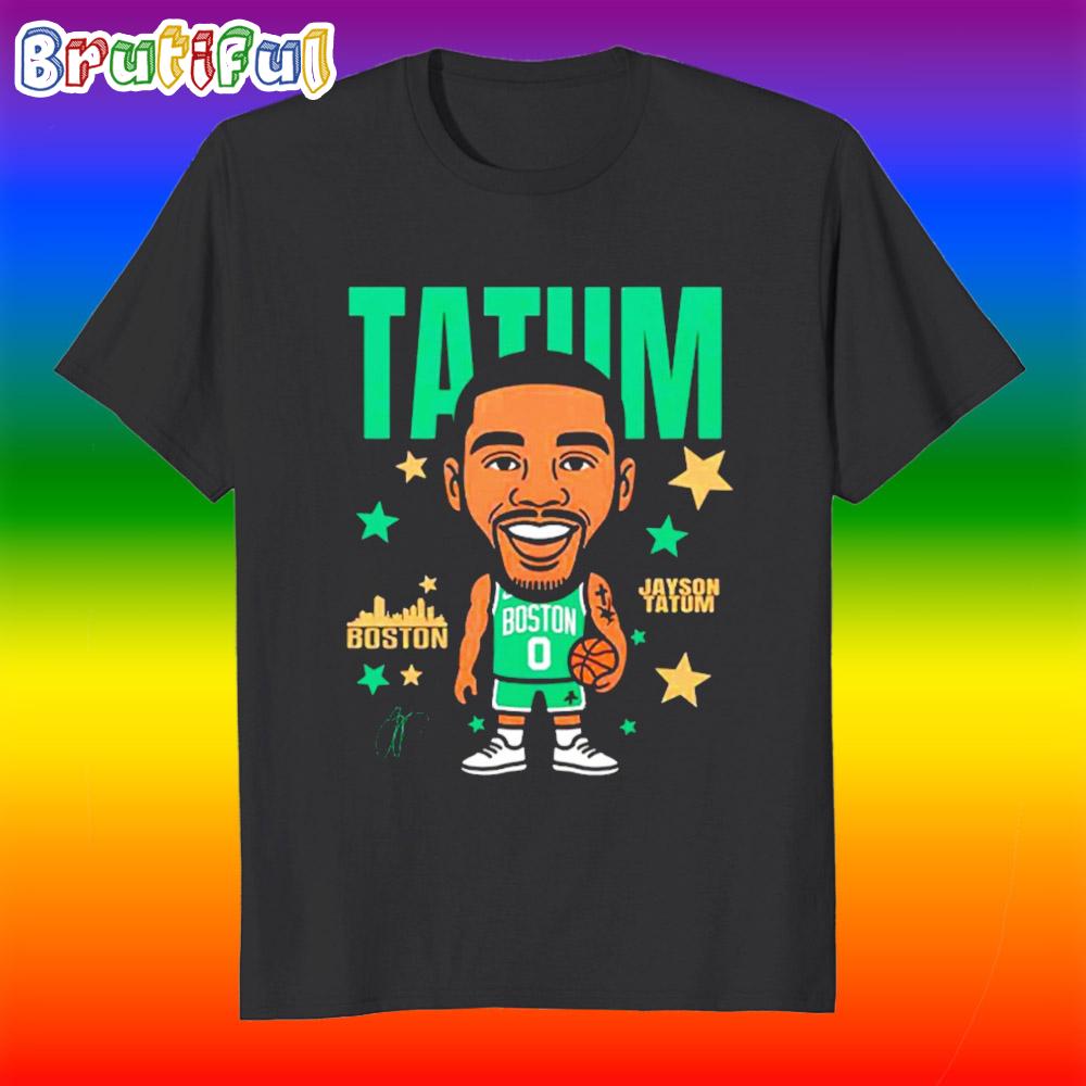 Jayson Tatum Boston Celtics Tatum Signature Caricature T Shirt