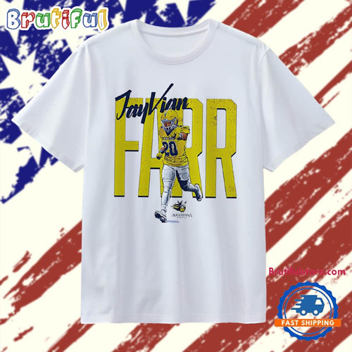 Jayvian Farr AU Football NCAA Caricature T Shirt
