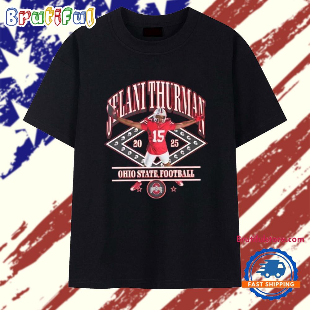 Jelani Thurman illustrated celebration Ohio State Football T Shirt