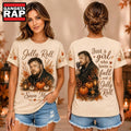 Jelly Roll Autumn Pumpkin Portrait Unisex 3D Shirt , Music Trend Shirt