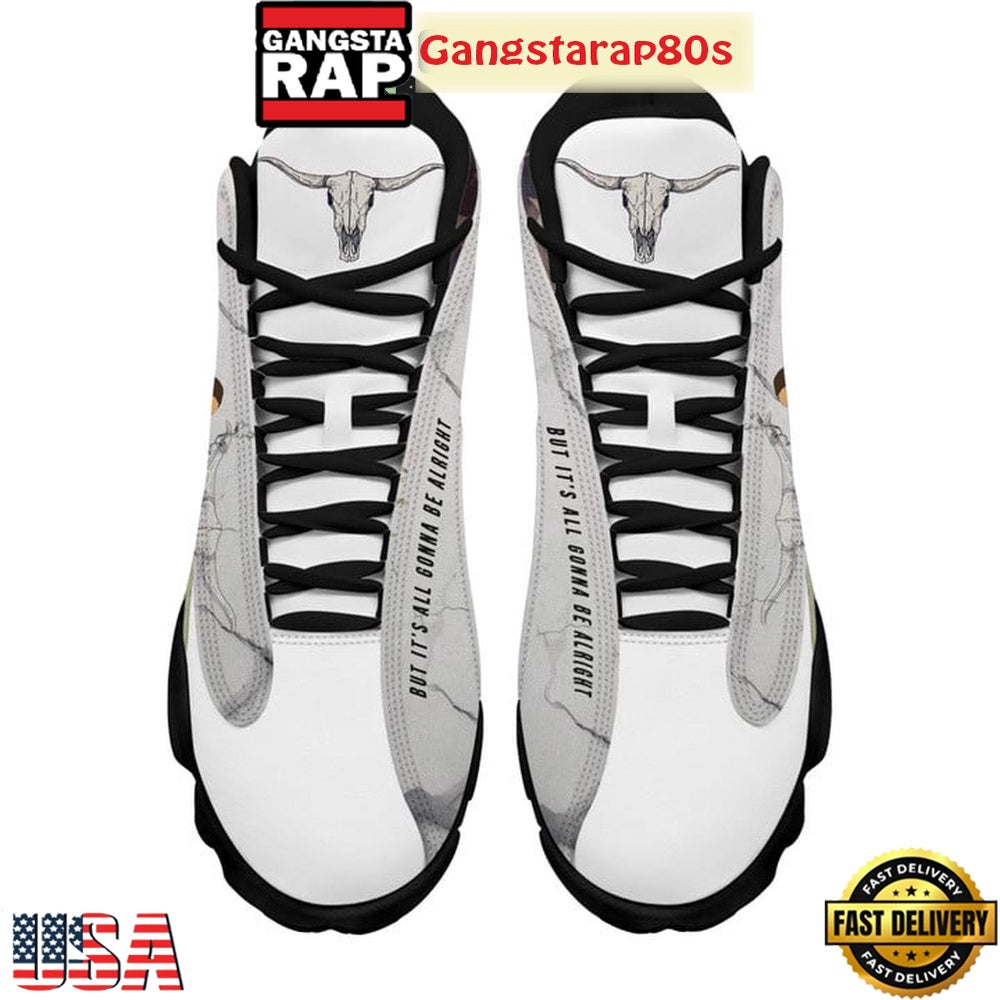 Jelly Roll I Am Not Okay But It’s All Gonna Be Alright Air Force 13 Shoes Running Sneakers