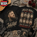 Jelly Roll Is My Jam Songs in Jars Front and Back Hoodie T-Shirt