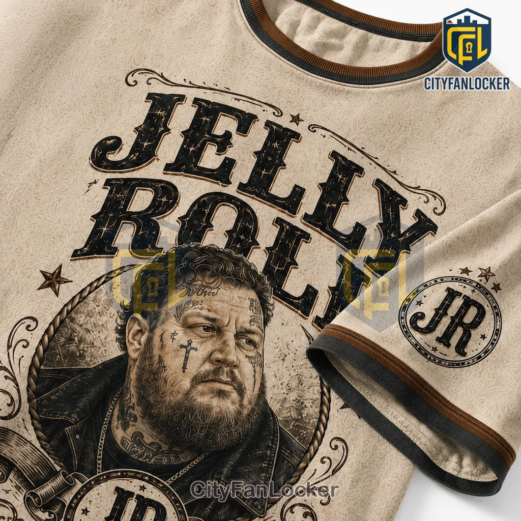 Jelly Roll Songbook Country Music Western Graphic T-shirt