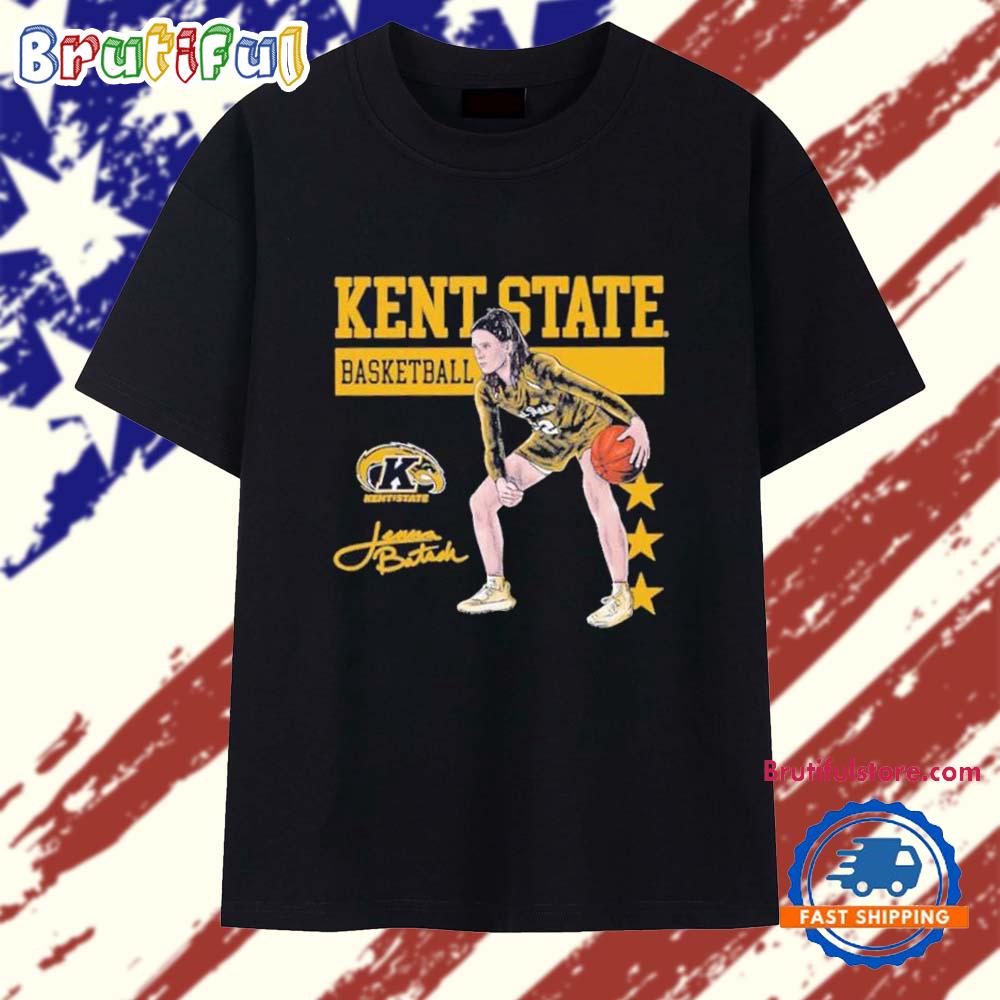 Jenna Batsch illustrated signature Kent State Golden Flashes T Shirt