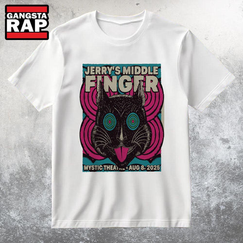 Jerry’s Middle Finger In Petaluma CA On Aug 8 2025 Tour T Shirt