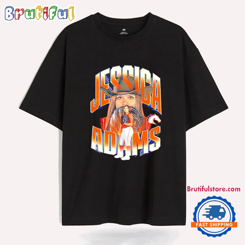 Jessica Adams Texas Arlington Softball Player Collage T Shirt