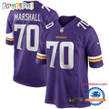 Jim Marshall Minnesota Vikings 1937-2025 Personalized Football Jersey