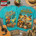 Jimmy Buffett All Night Long 3D Graphic Shirt