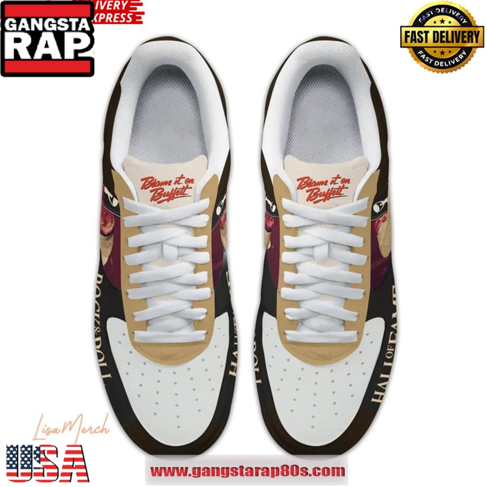 Jimmy Buffett Hall Of Fame Limited Edition Air Force 1 Running Sneakers