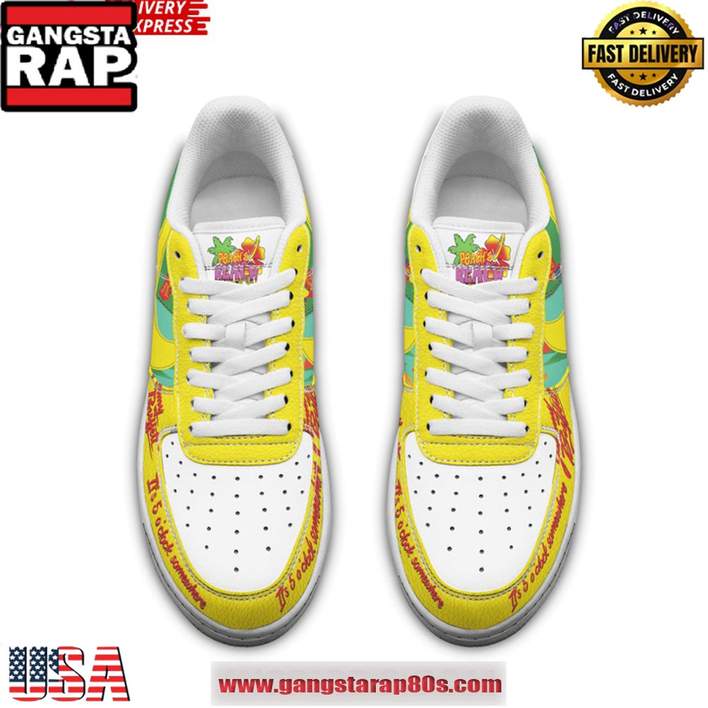 Jimmy Buffett Limited Edition Air Force 1 Sneakers Shoes