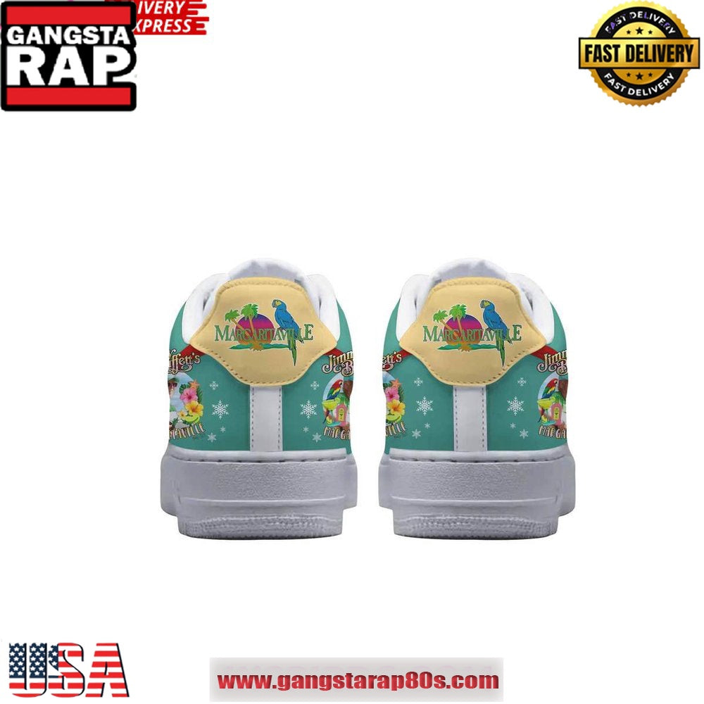 Jimmy Buffett Margaritaville It’s 5 O’Clock Somewhere Air Force 1 Running Sneakers