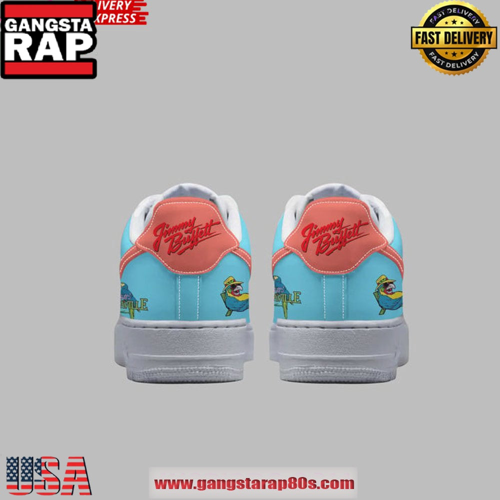 Jimmy Buffett Margaritaville Limited Edition Air Force 1 Sneakers Shoes