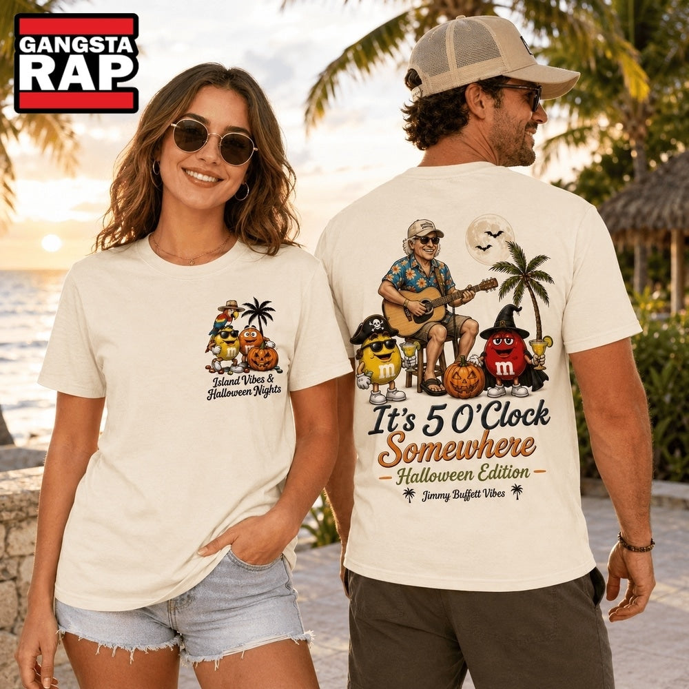 Jimmy Buffett x M&M Halloween 3D Shirt