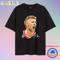 Jock Landale Houston Rockets Portrait Signature T Shirt