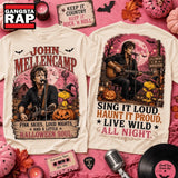 John Mellencamp Woodstock Pumpkin Roadshow Halloween 3D Shirt