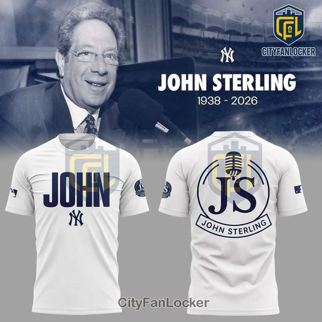 John Sterling Yankees Voice 2026 Tribute Hoodie