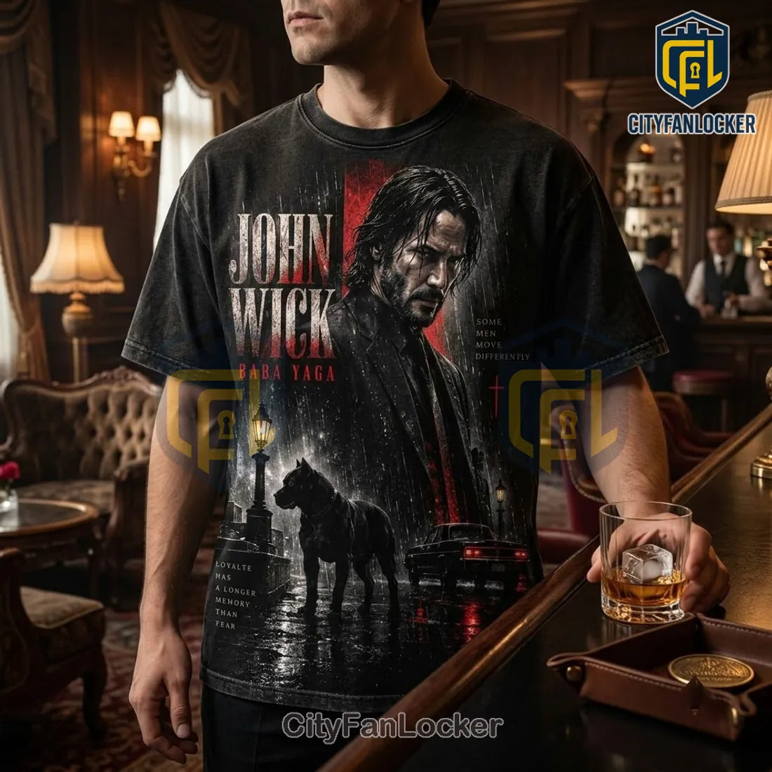 John Wick Baba Yaga Vintage Wash T-Shirt