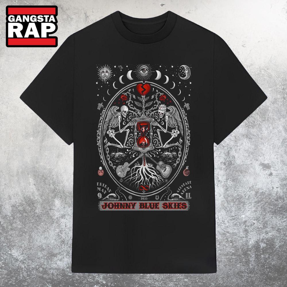Johnny Blue Skies Allstate Arena, Rosemont, IL May 9 2025 Tour T Shirt