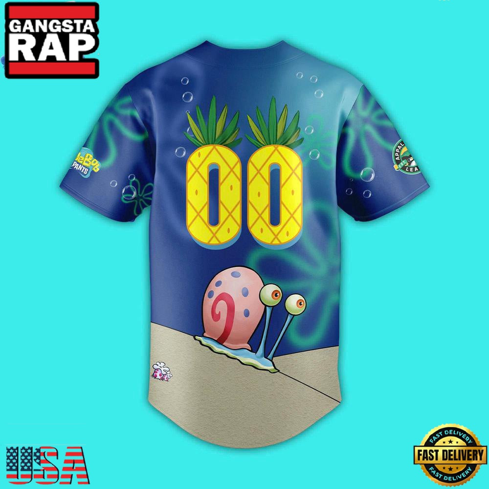 Johnson City Doughboys SpongeBob Night Limited Premium Edition Custom Baseball Jersey